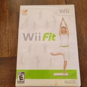 Wii Fit Nintendo‎ Wii - 2007 Complete Disc and Case, Tested Working Adult Owned